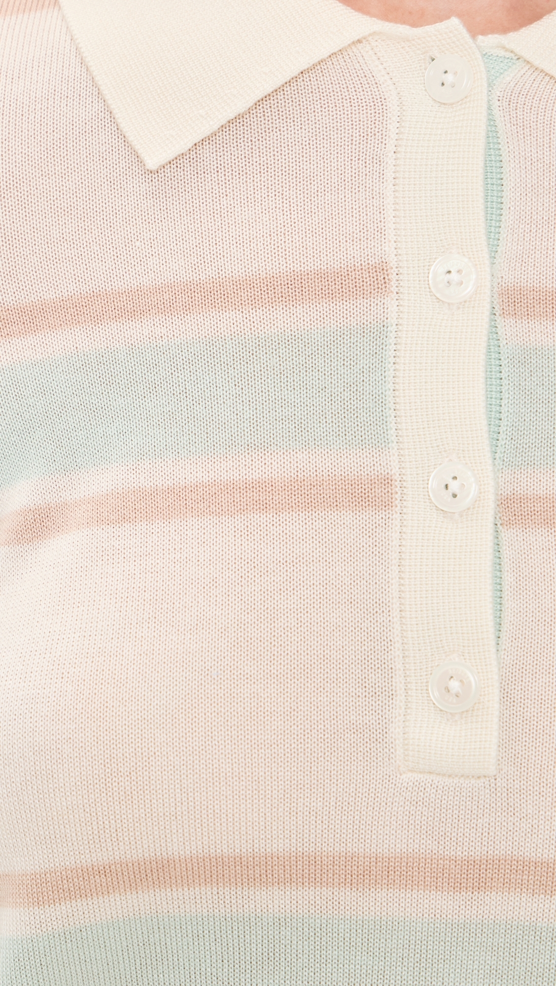 The Range Polo Top Light Mint Combo