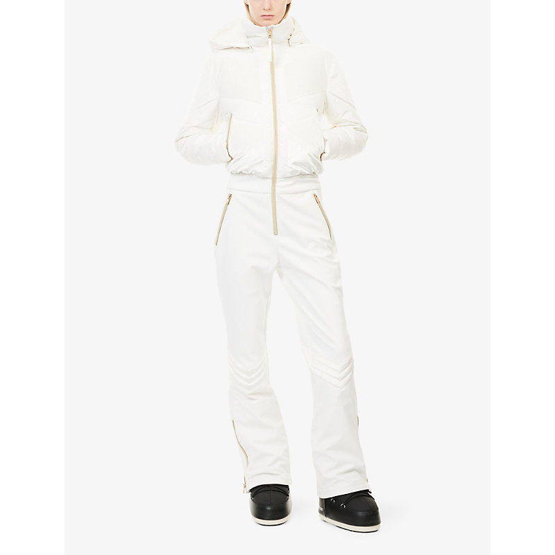 Womens Black Chevron Ski Suit