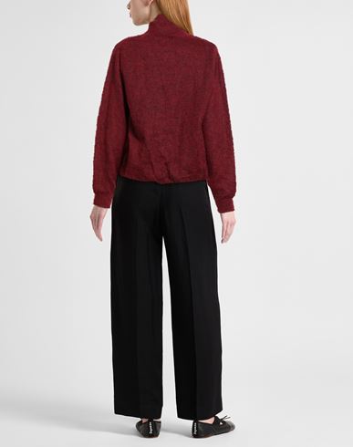 Woman Jacket Red Size 4 Mohair wool, Polyamide, Wool