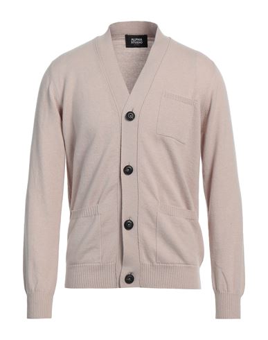 Man Cardigan Beige Size 36 Cashmere