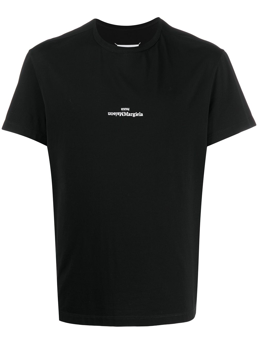 Distorted-logo cotton T-shirt