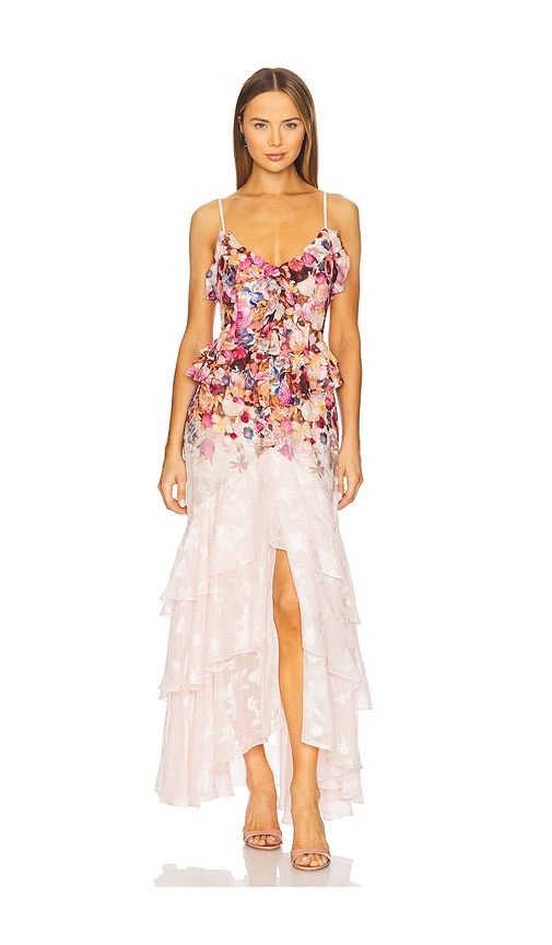 ELLIATT MAXIKLEID DRESS in Pink. Größe XS. Also in L