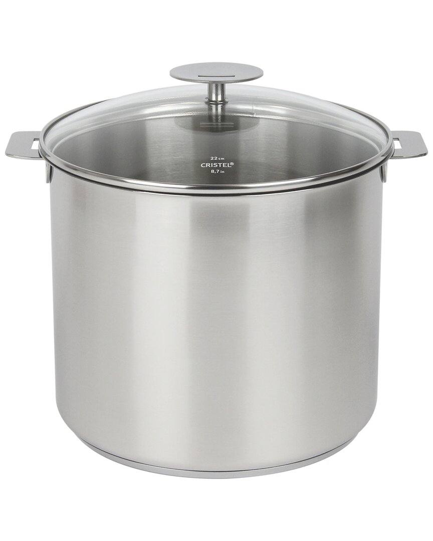 Mutine Satin 7.5qt Stockpot With Lid And Removable Handlel