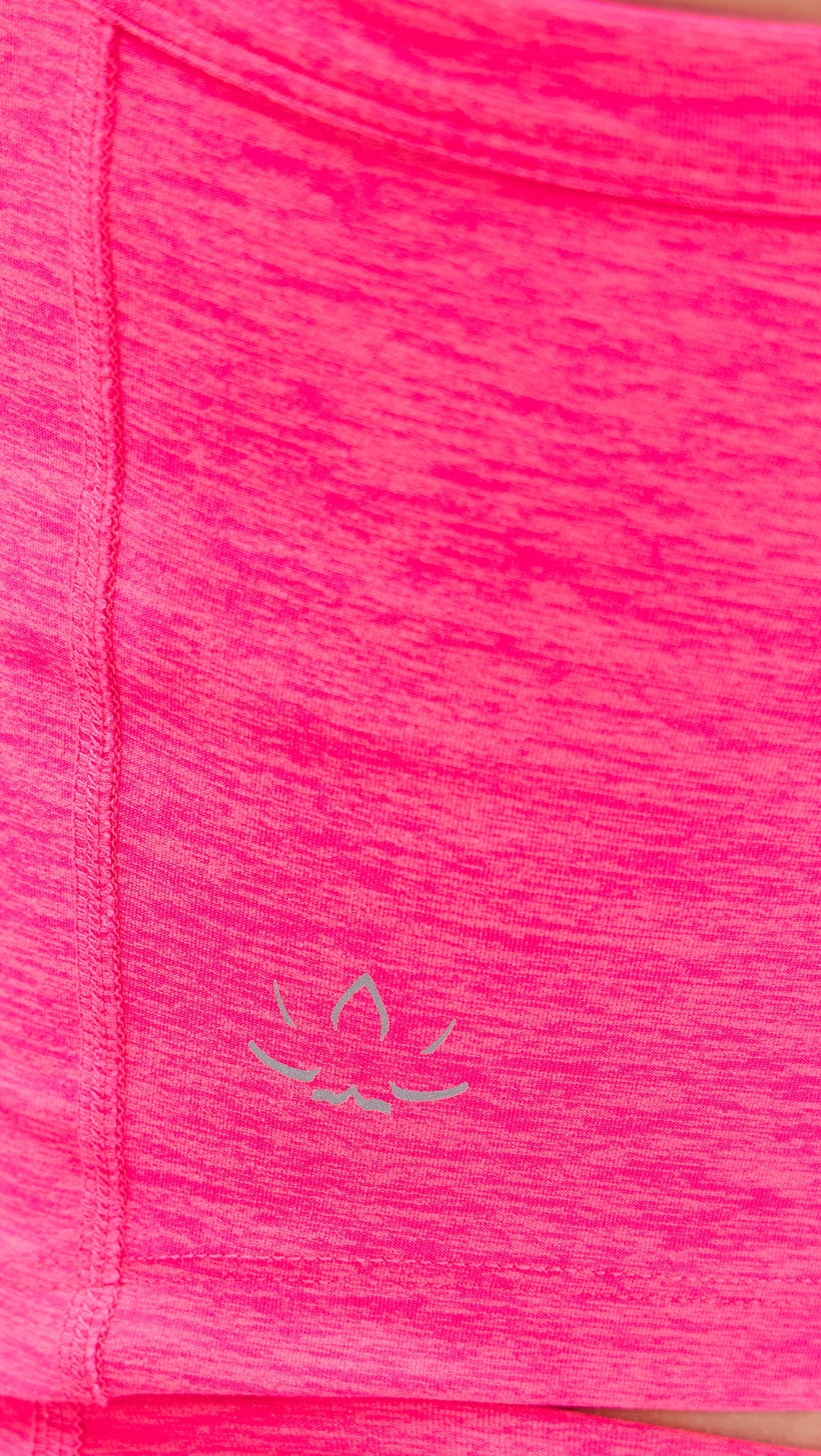 Spacedye On The Up Cropped Tank Pink Glow Heather