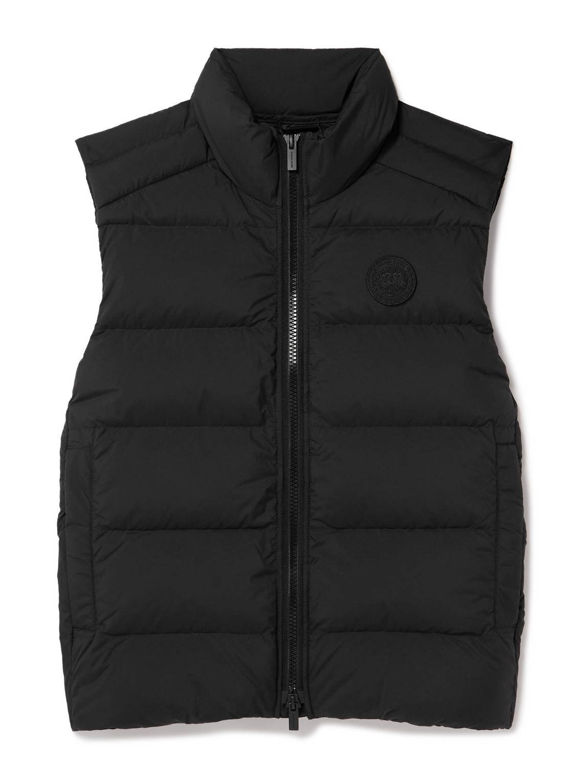 Crofton Logo-Appliquéd Quilted Enduraluxe® Down Gilet