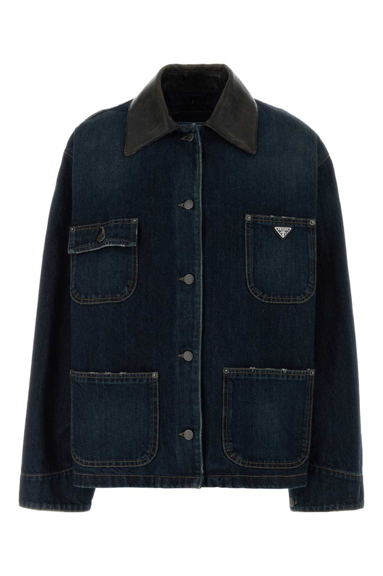Button-fastening Denim Jacket