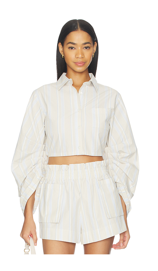 HEVRON Raquel Top in Beige. - L also in M