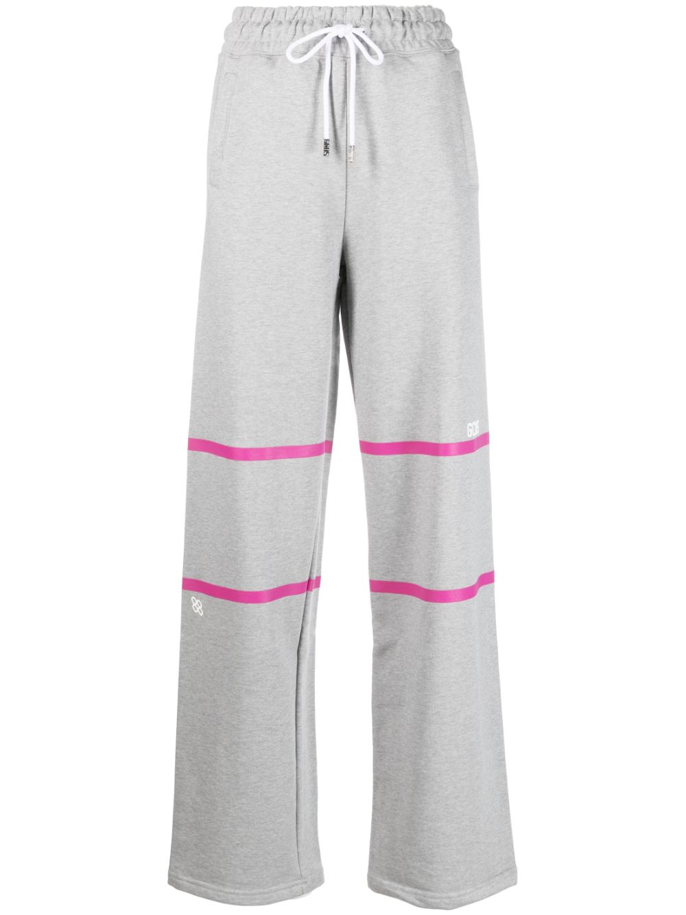 Logo-print drawstring-waistband track pants - Grey