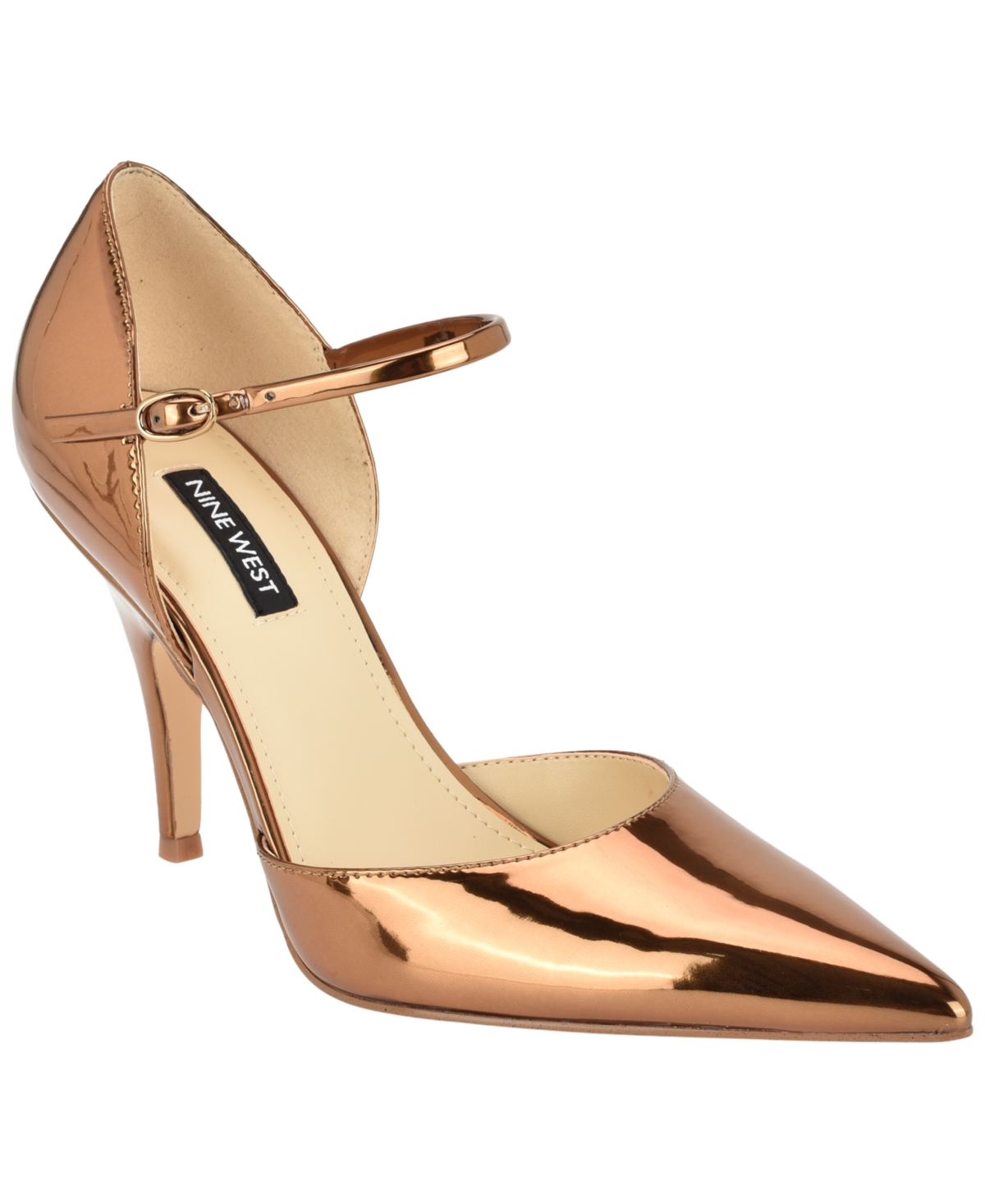 Women's Pariss Mary Jane Stiletto Dress Pumps - Bronze Mirror Metallic