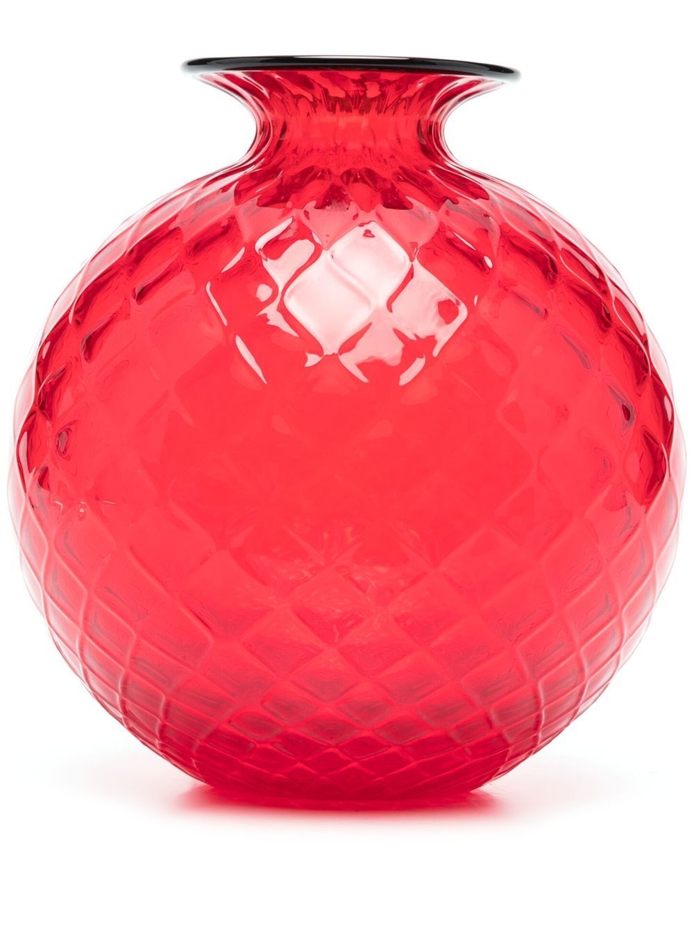 Monofiore glass vase - Red