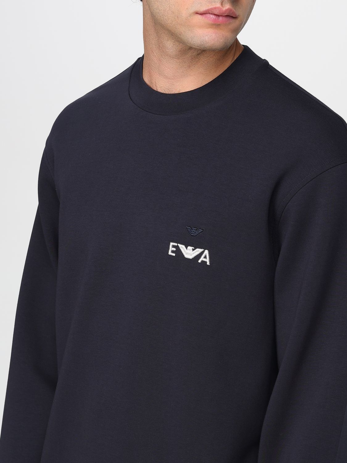 Sweatshirt Men color Blue