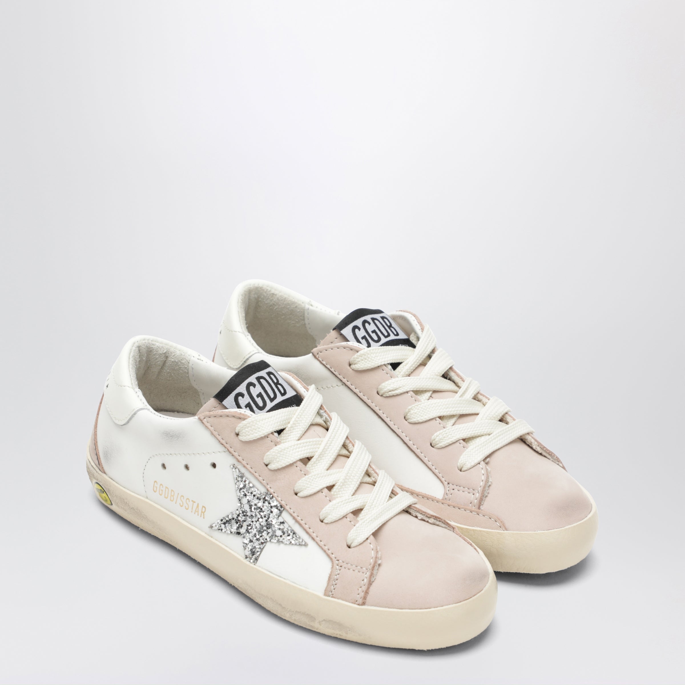 Super-Star sneakers in white/pink/silver