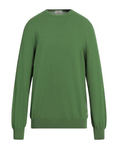 Man Sweater Green Size 44 Cashmere