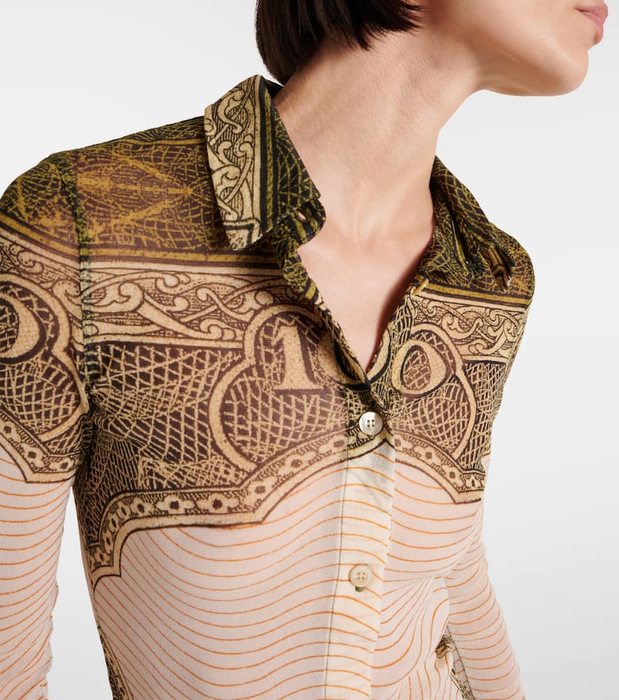 Printed mesh top