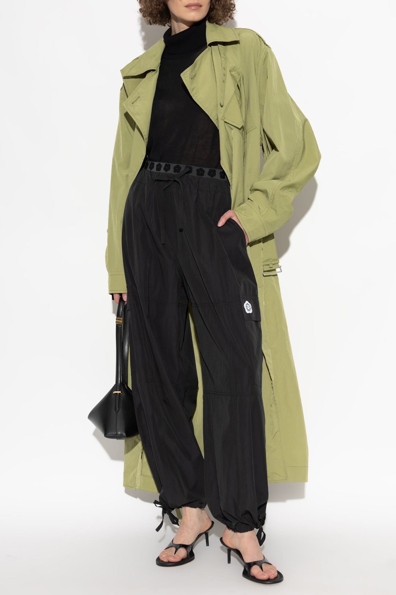 Kenzo Cargo Trousers, Women's, Black