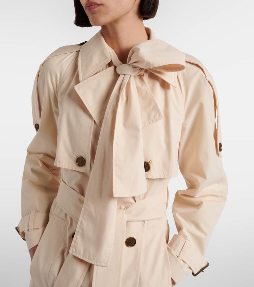 Belted trench coat