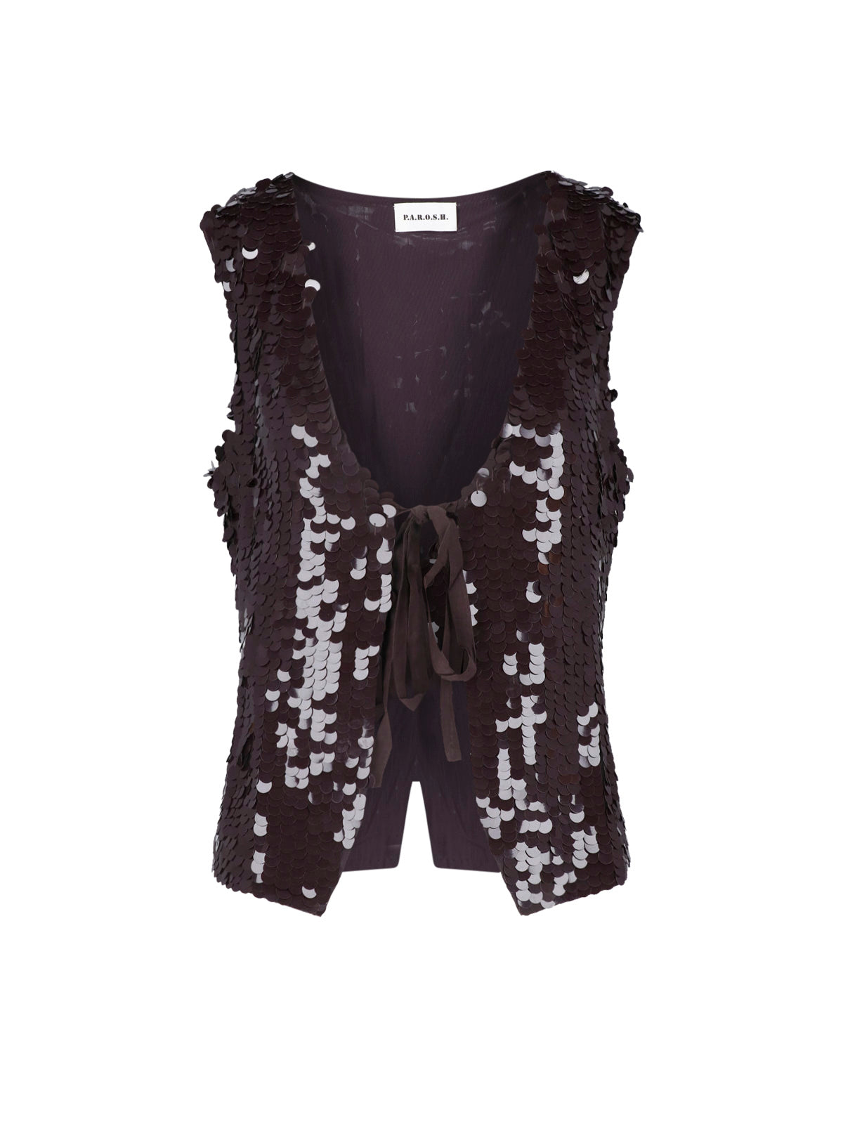 Sculpted Stretch Polyamide Top