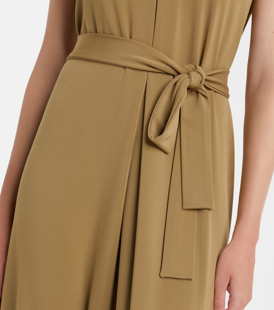 Feluca keyhole belted maxi dress