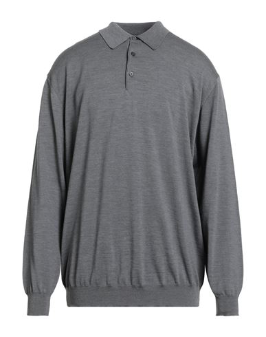 Man Sweater Grey Size 50 Virgin Wool