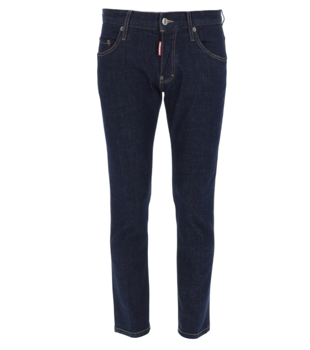 Dsquared2 - five pocket denim pants contrast stitching