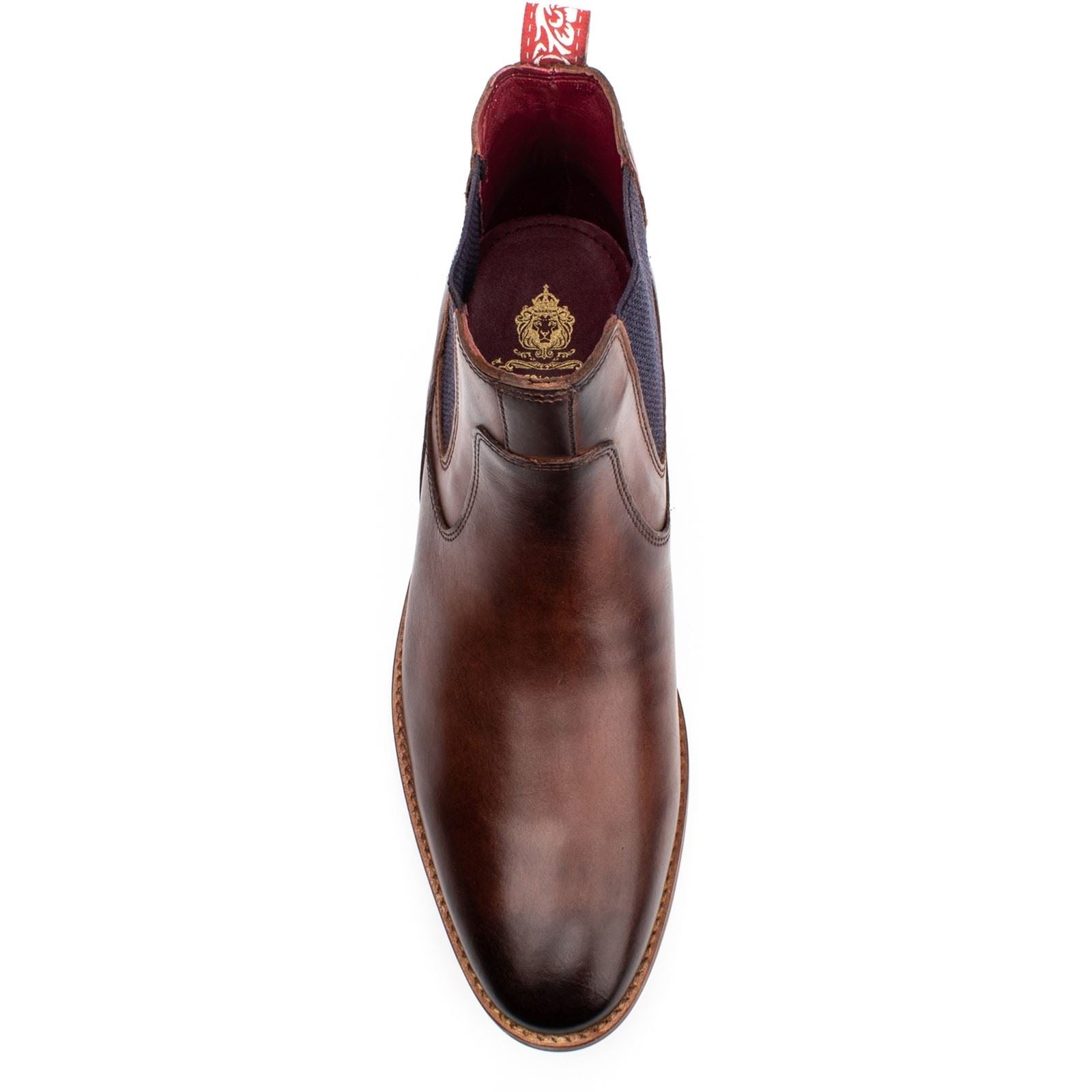 Base London Scout Leather Men's Burnt Brown Boot