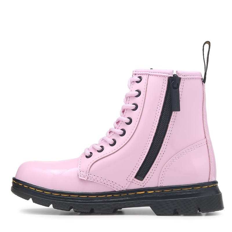 Kids' Aprile Combat Lace Up Boot Little/Big Kid Boots (Pink)