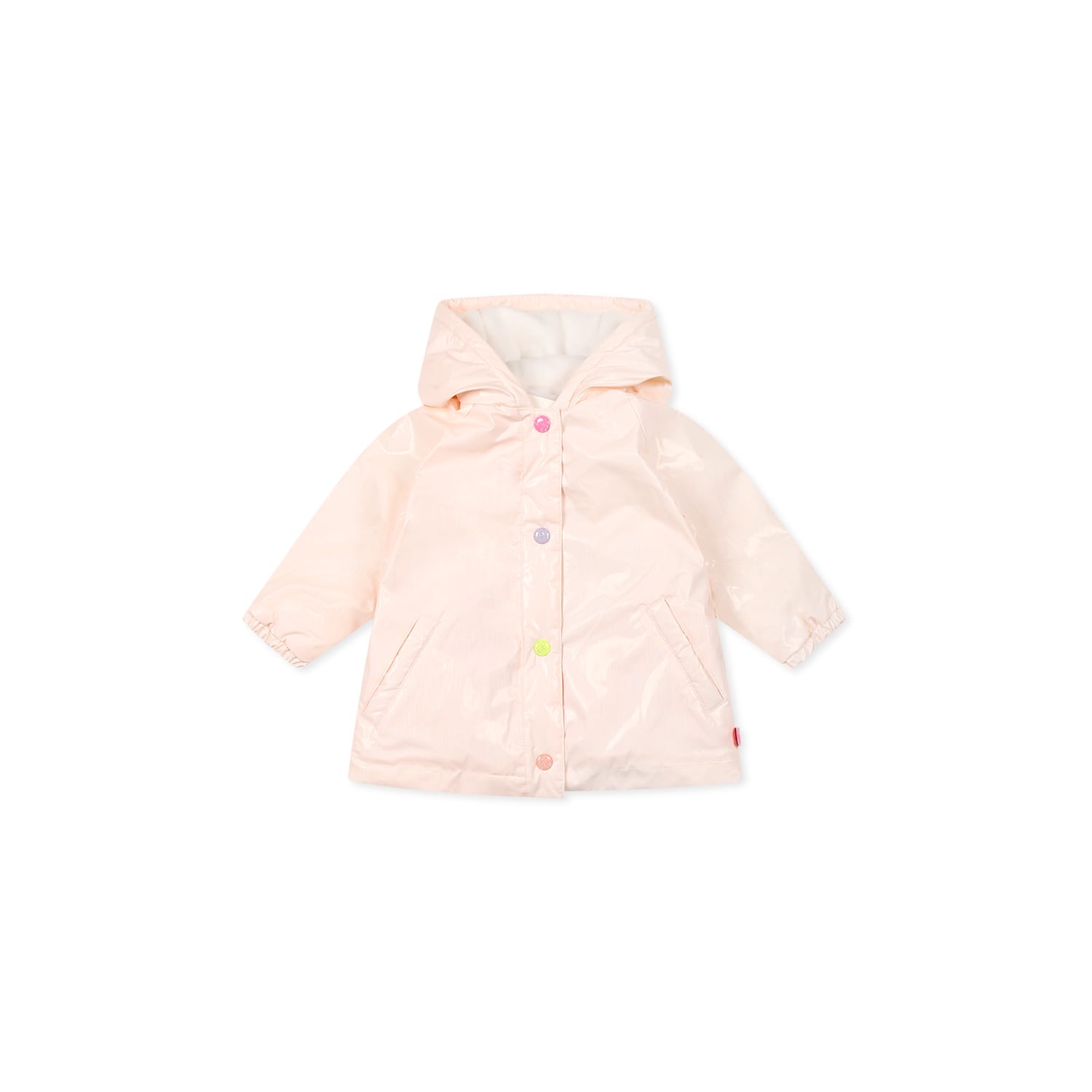 Graphic-print padded jacket - Pink