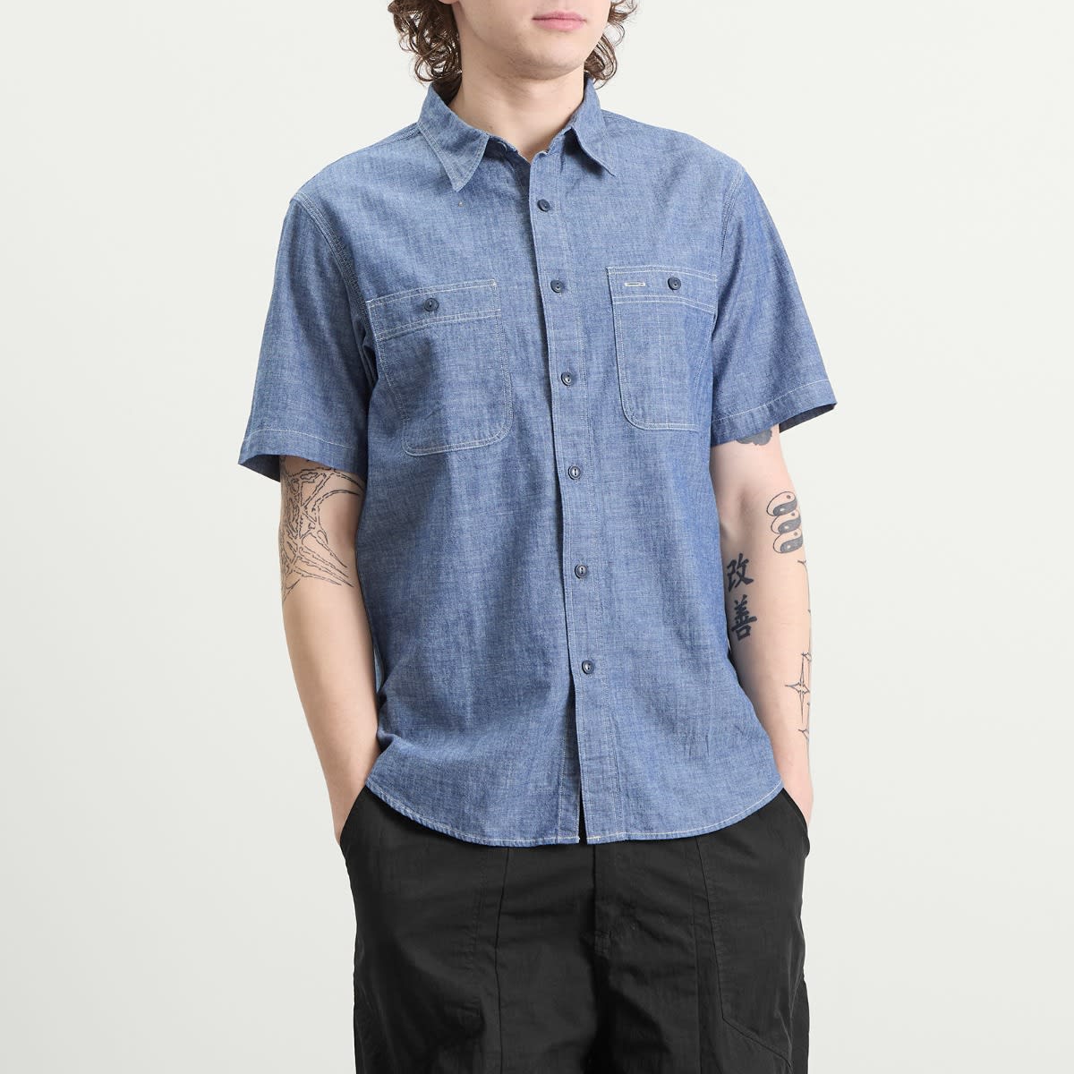 Men's Craftsman Chambray Shirt Indigo