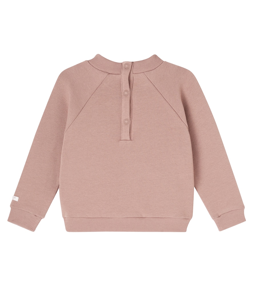 Baby Foppe appliqué cotton sweater
