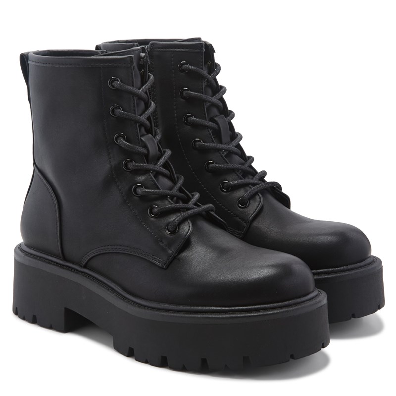 Women's Chant Lace Up Boots (Black)