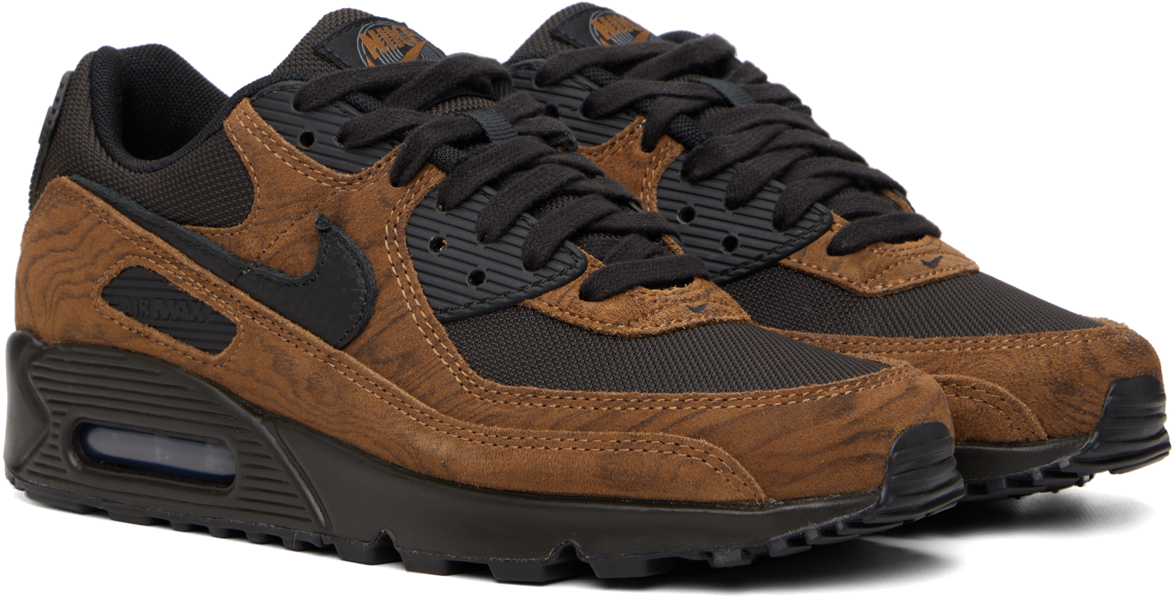 Tan & Brown Air Max 90 Sneakers