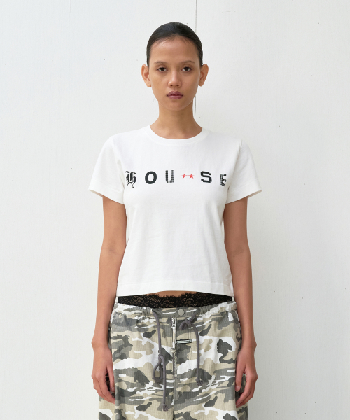 FONT-HOUSE TEE WHITE