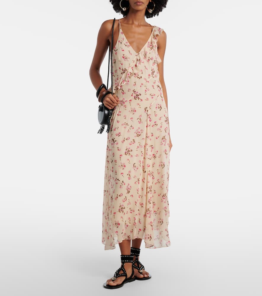 Luxie floral midi dress