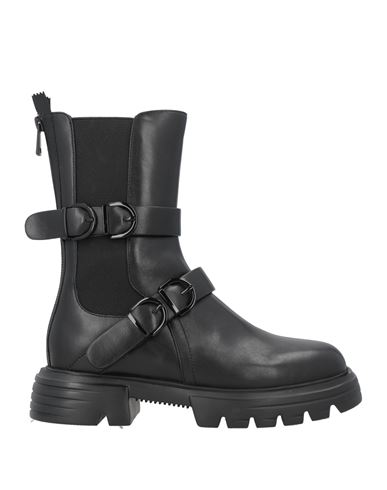 Woman Ankle boots Black Size 7 Leather
