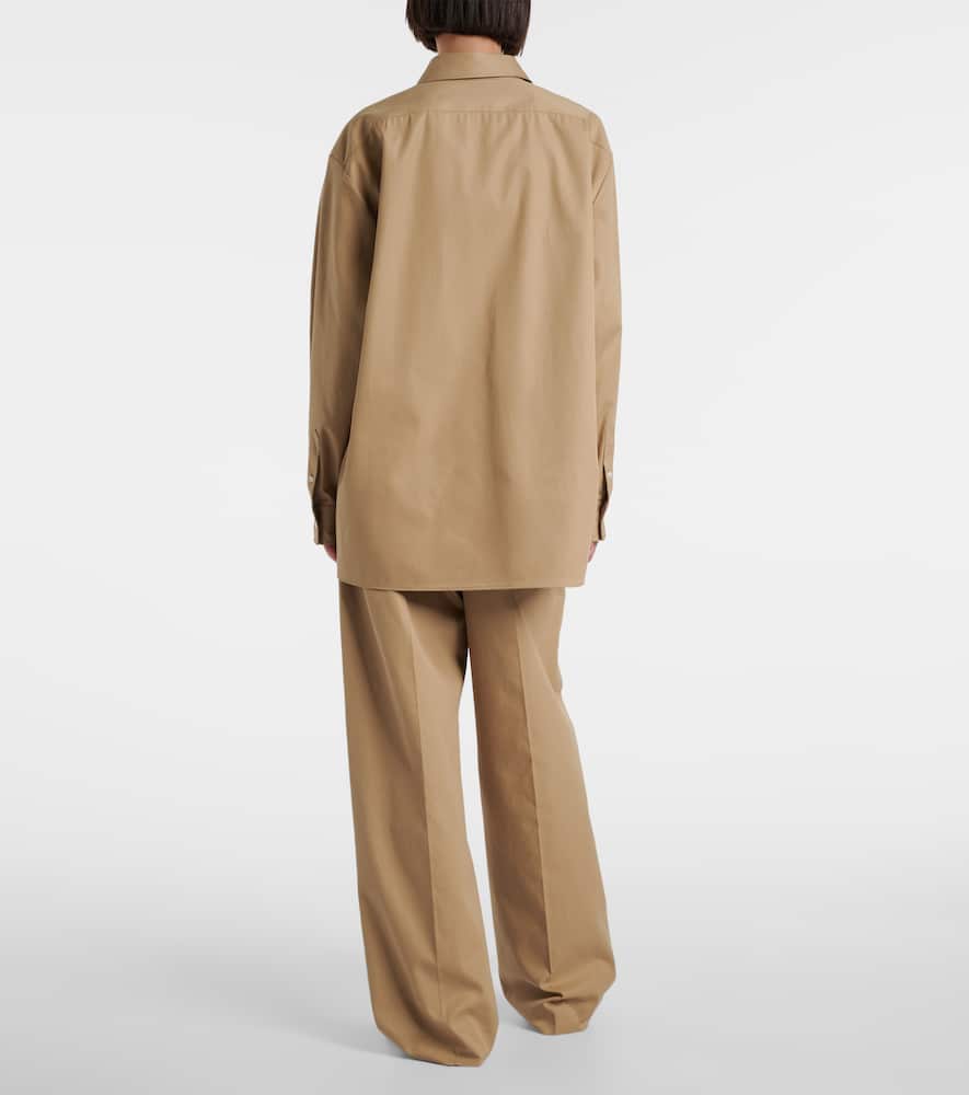Tansy cotton and cashmere shirt