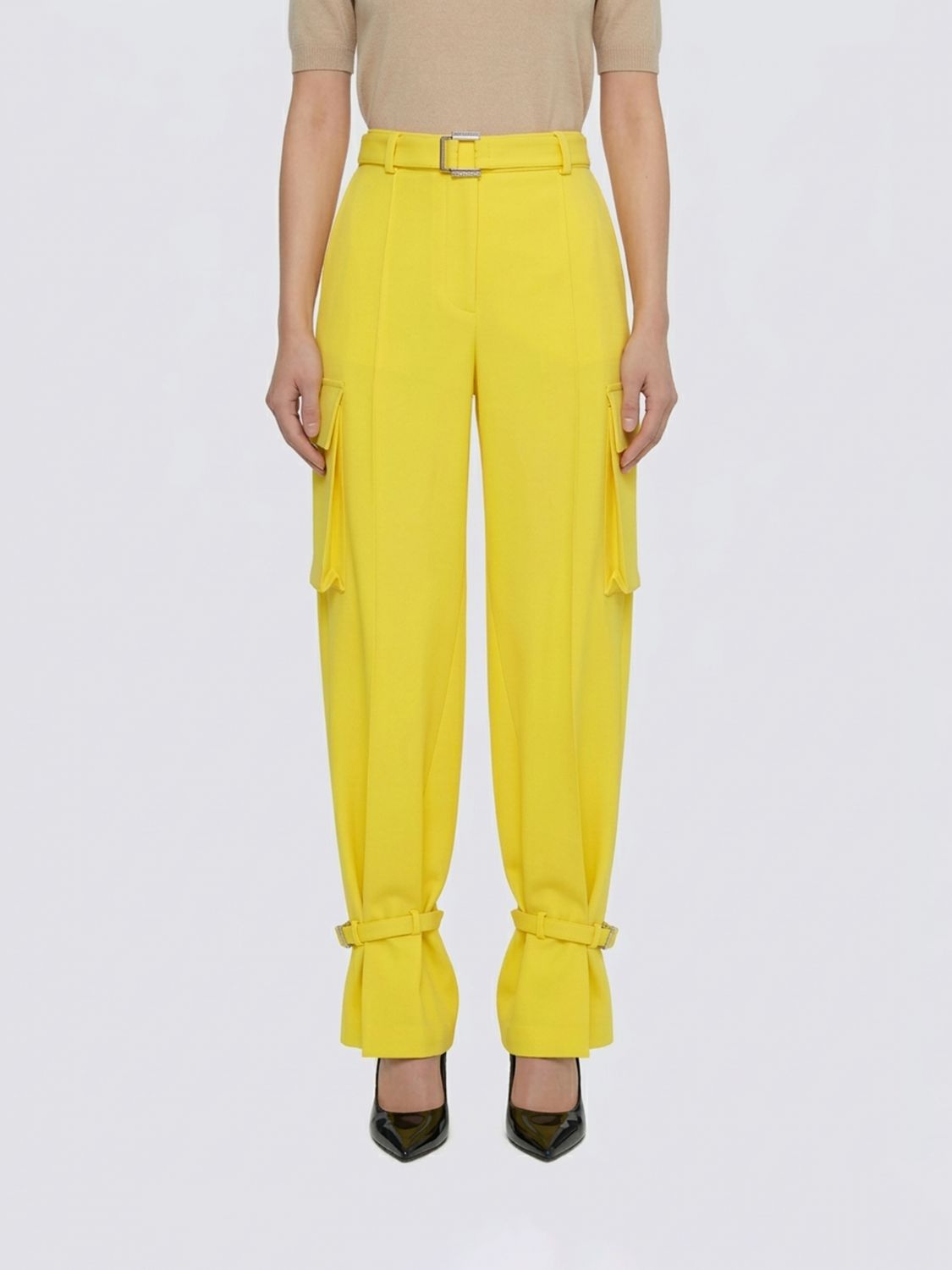 Pants Woman color Yellow