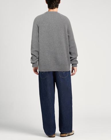 Man Sweater Grey Size XXL Recycled wool, Virgin Wool, Recycled polyamide