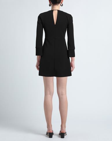 Woman Mini dress Black Size 6 Polyester, Elastane