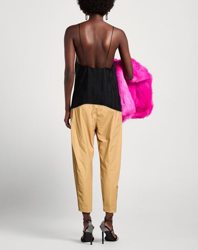 Woman Pants Camel Size 26 Cotton, Silk, Elastane