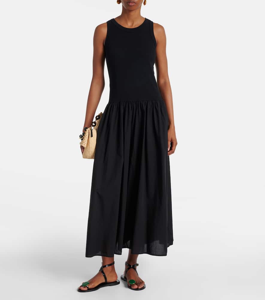 Amelia cotton-blend maxi dress