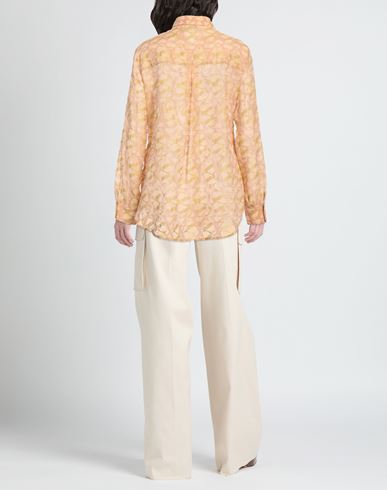 Woman Shirt Sand Size 6 Cotton, Silk