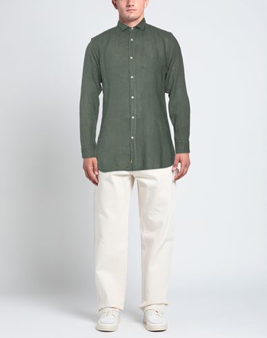 B. d.baggies Man Shirt Sage green Size S Linen