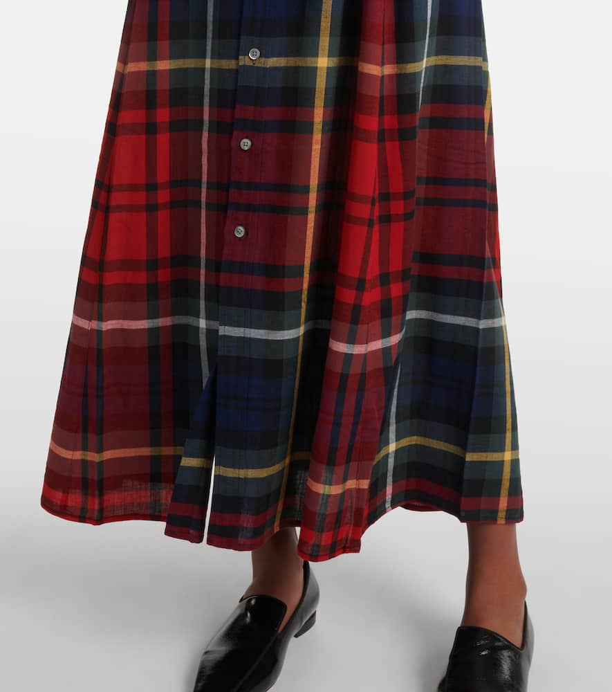 Polo Ralph Lauren Checked cotton-blend shirt dress