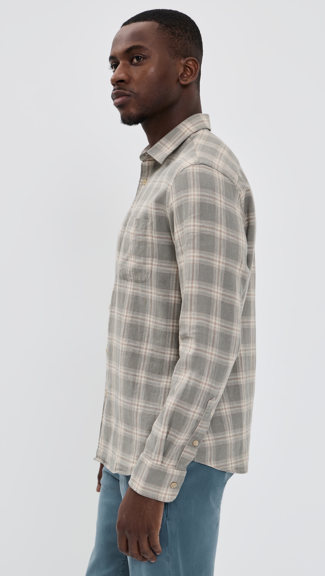 Hunting Island Shirt Shore Sage Plaid