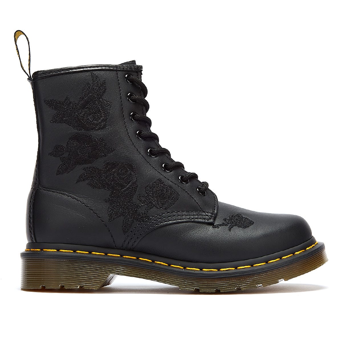Dr. Martens 1460 Vonda Mono Floral Softy Women's Black Boot