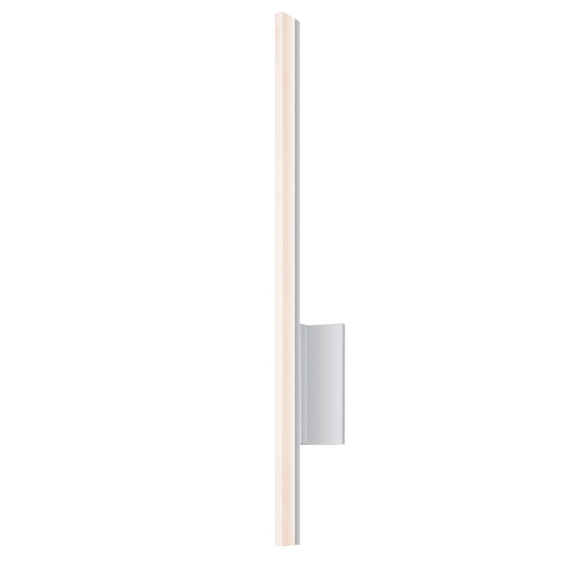 Stiletto 23.75" Dimmable LED Bathroom Vanity Light in Bright Satin Aluminu