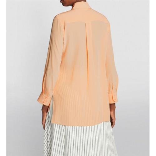 Lace trim shirt - Neutrals