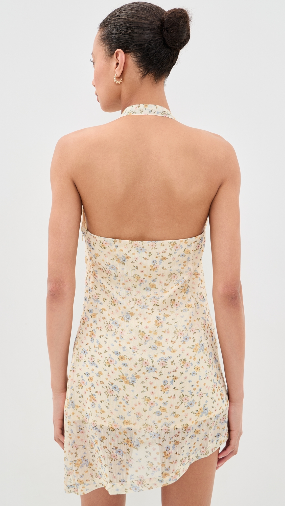 Moonlight Mini Dress Beige