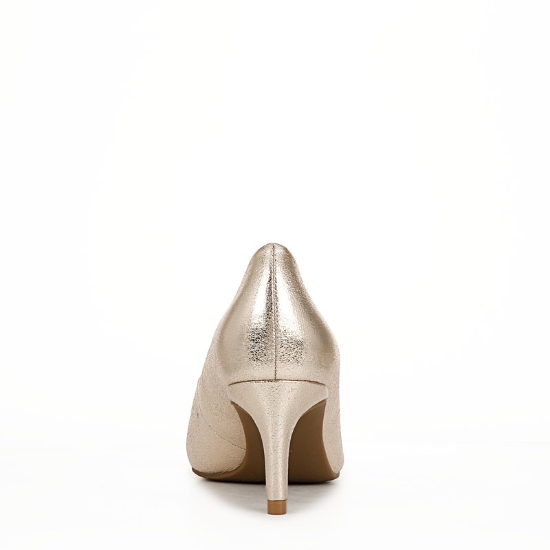 Women's Alexis Pump Shoes (Platino Gold Faux Leather)