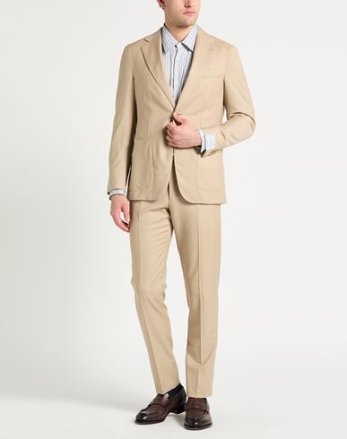 Man Suit Sand Size 38 Wool